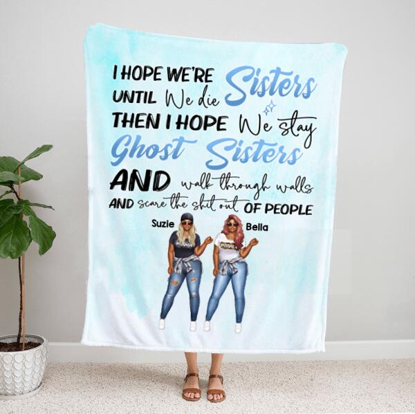 Personalized Sister Throw Blankets – Unusual Gifts For Sisters – Up To ...