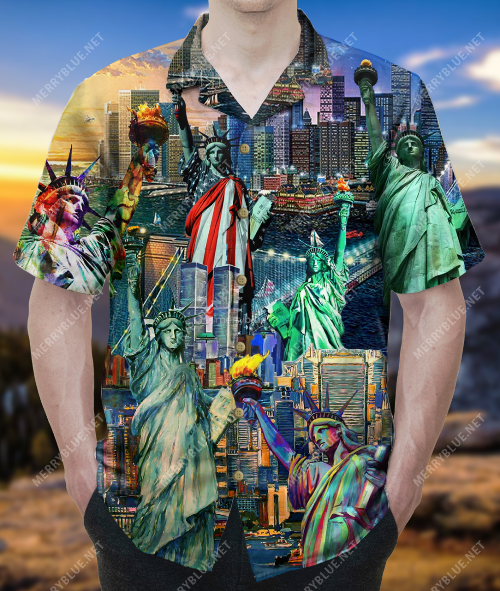 Where Liberty There Is My Country Unisex Hawaii Shirt Ha10