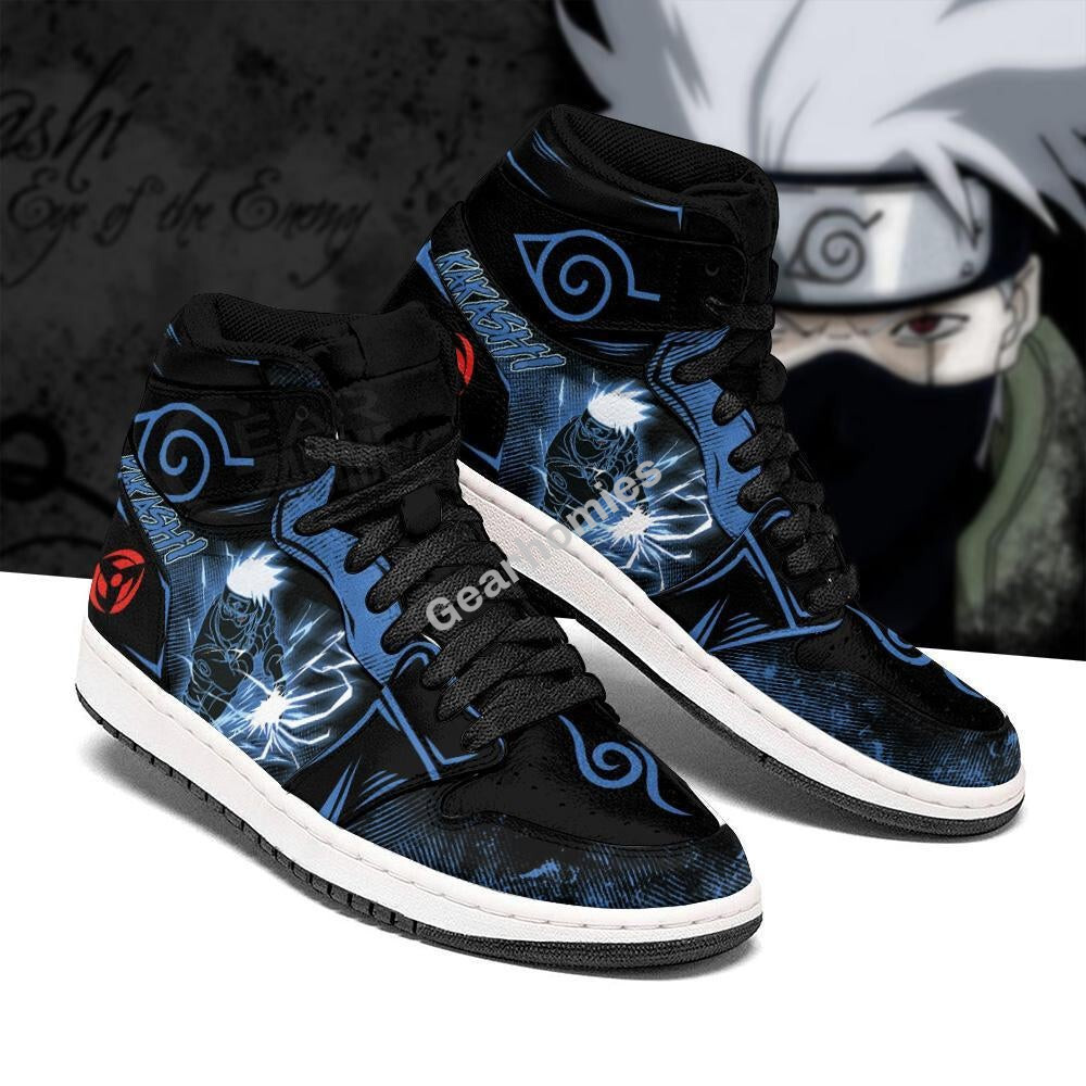 Kakashi Custom Lightning Skill Naruto Sneakers