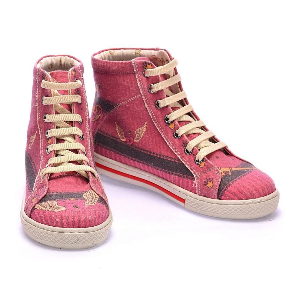 Angel Winged Heart Sneaker Boots Coc2103