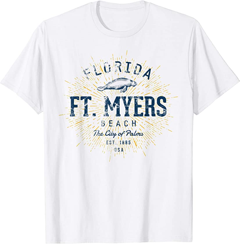 Vintage Retro Fort Myers Beach T-Shirt