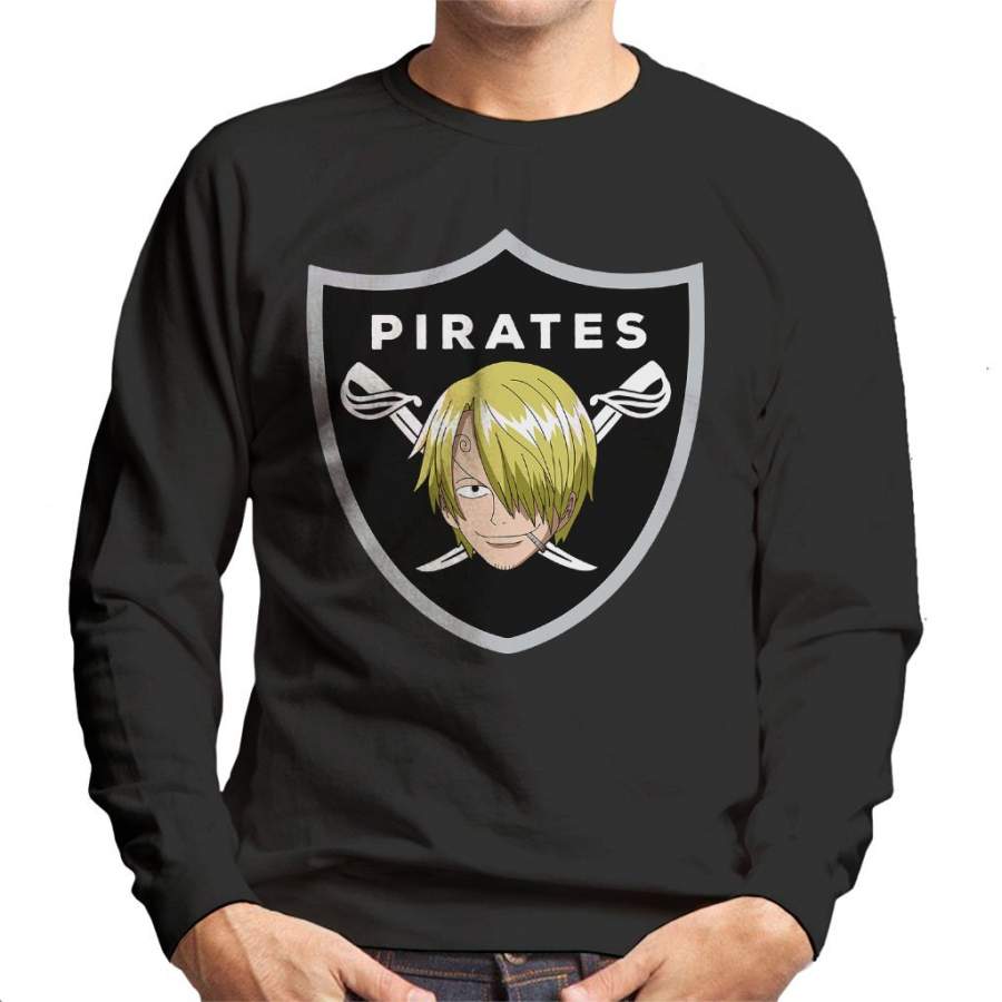 One Piece Vinsmoke Sanji Raiders Logo Men’s Sweatshirt