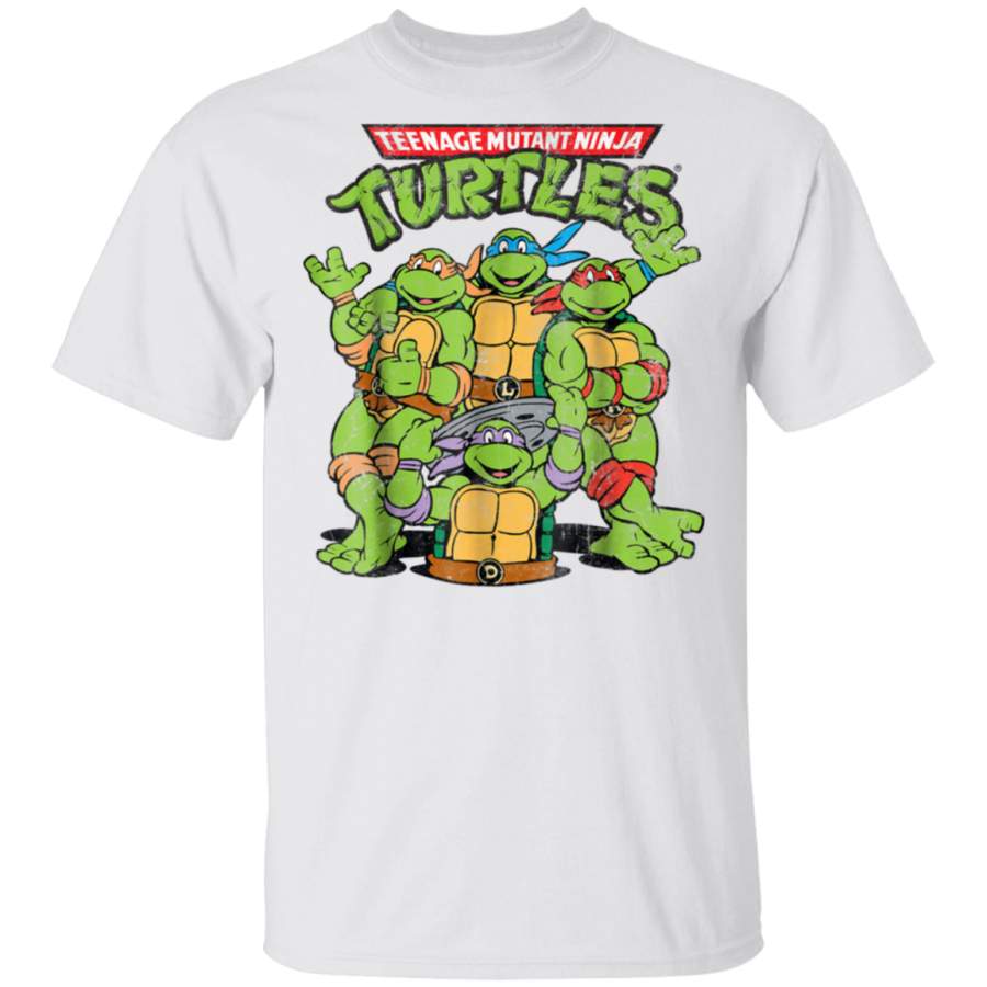 Teenage Mutant Ninja Turtles Classic Retro Logo Tee-Shirt