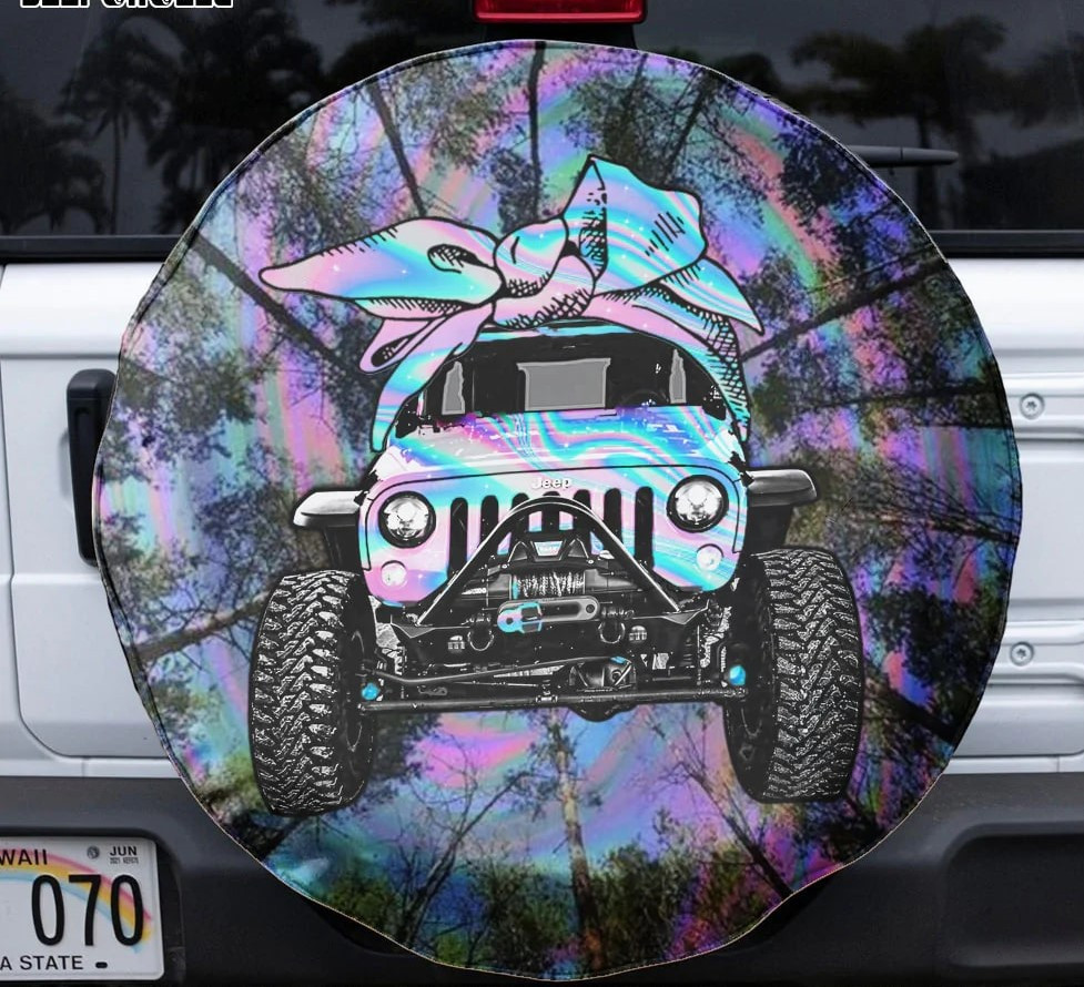 Jp Girl Hologram Spare Tire Cover