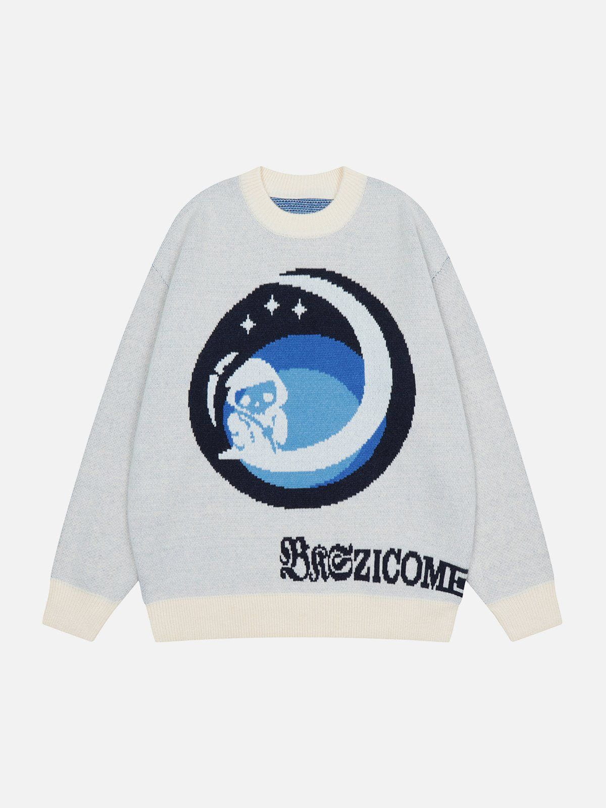 Talishko™ – Moon Graphic Jacquard Sweater