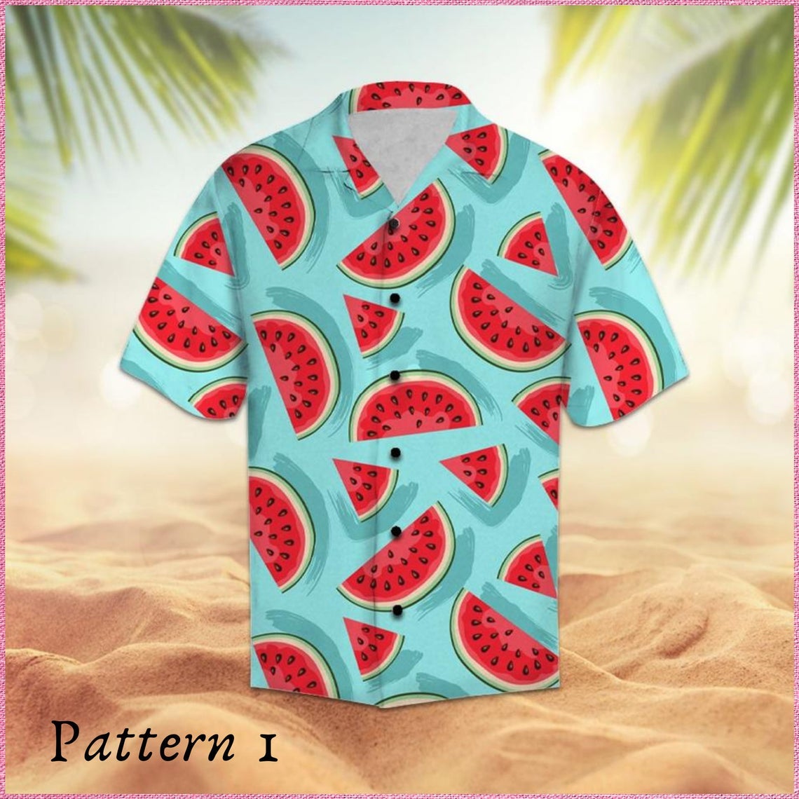 Amazing Watermelon Hawaii Shirt Made In Summer Beach Shirts Ha63253