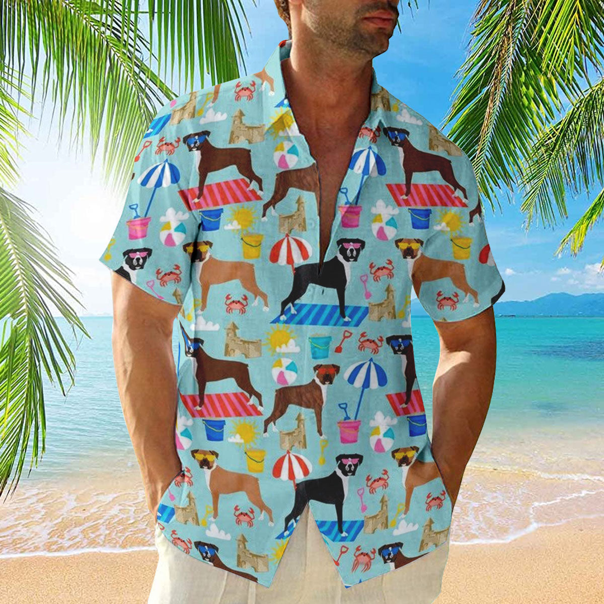 Boxer Dog Hawaii Shirt 18 Ha71415