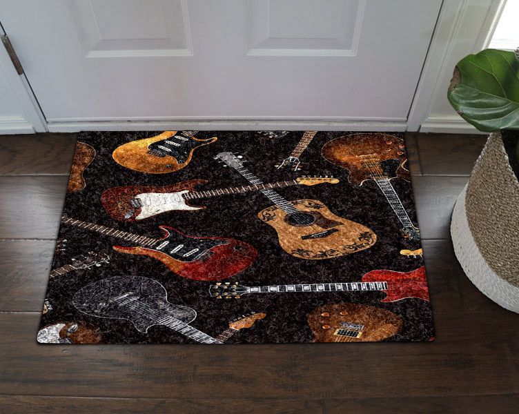 Guitar Music Electric Guitar BT23100093D Doormat