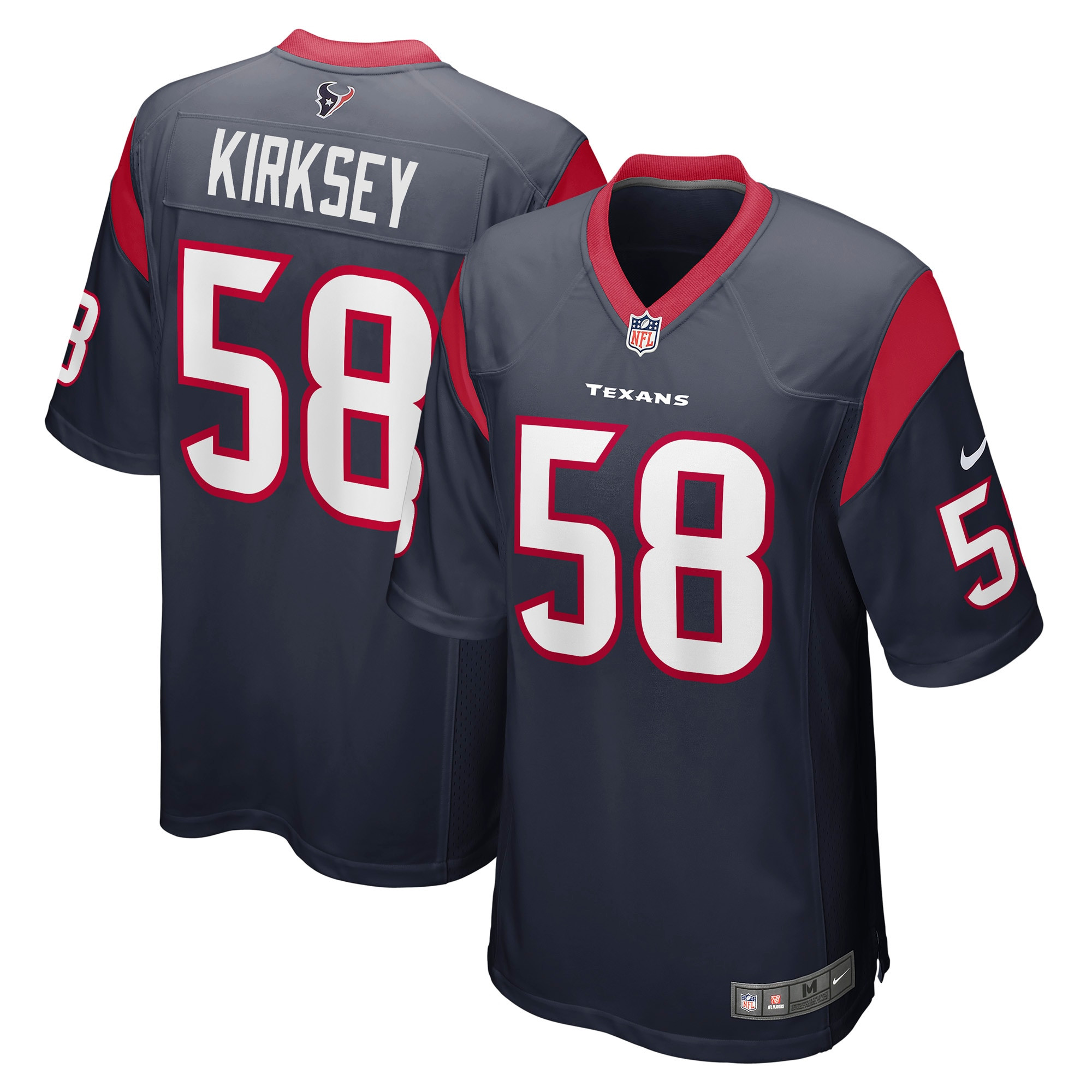 Christian Kirksey Houston Texans Game Jersey – Navy NFL