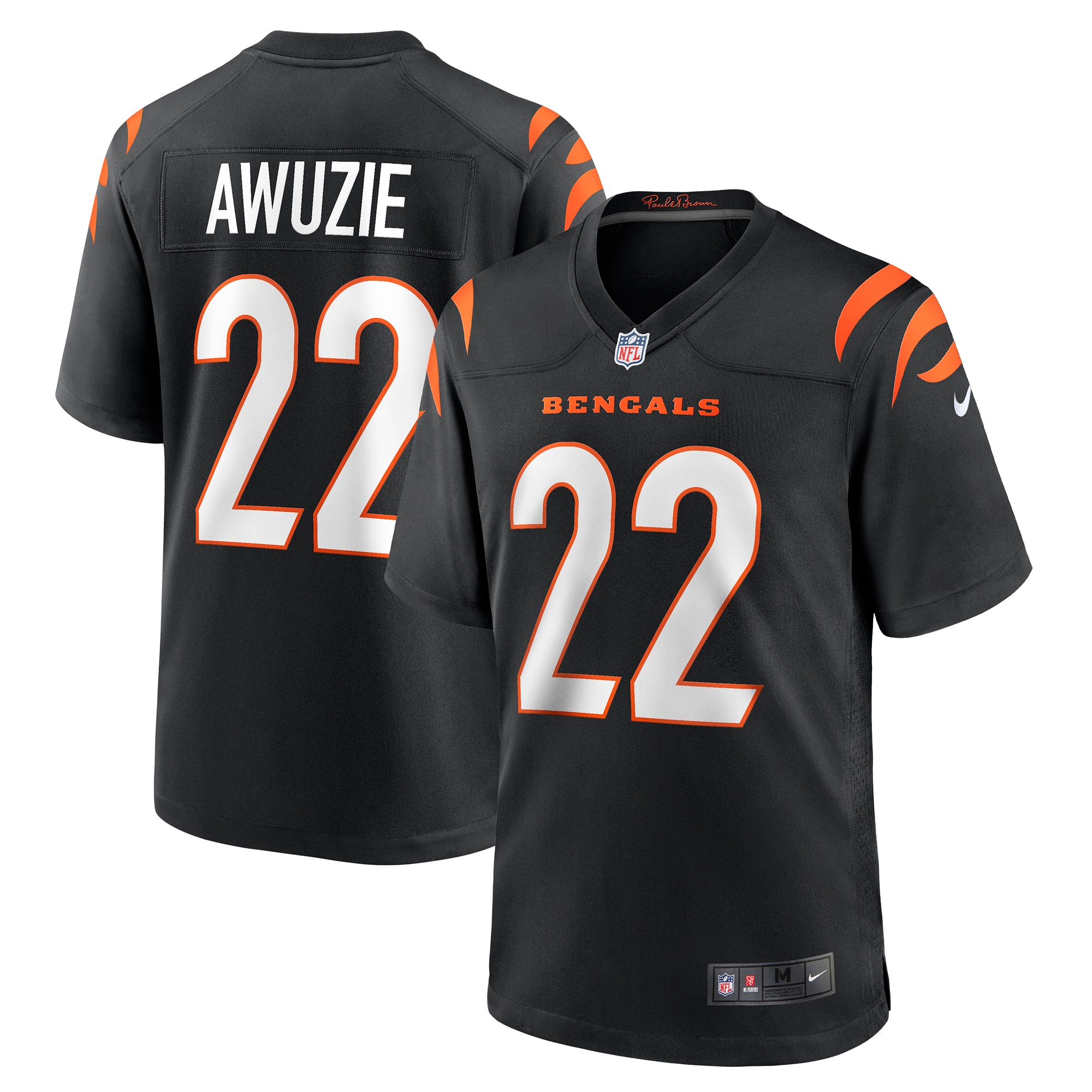 Men’s Cincinnati Bengals Chidobe Awuzie Black Game Player Jersey