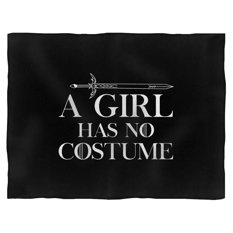 A Girl Has No Costume Blanket