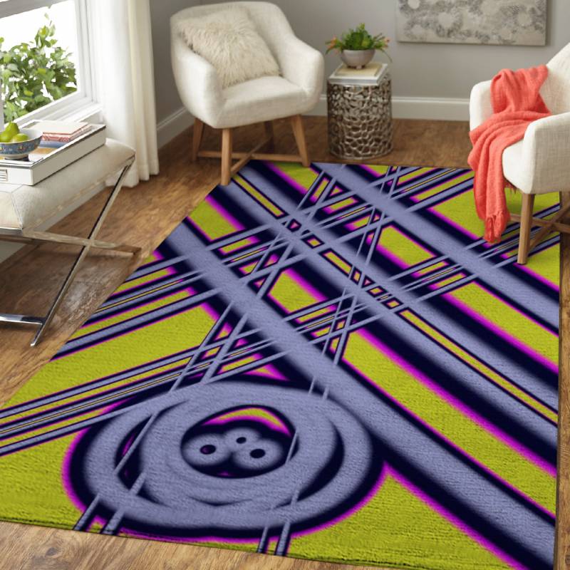 Spider on Lemonade – Animals Area Rug Carpet