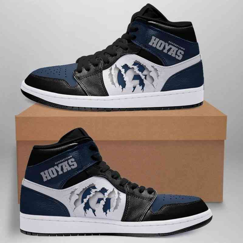 Georgetown Hoyas Ha02 Custom Air Jordan Sneaker2021 Shoes Sport Sneakers Air Jordan High Sneakers Sport Sneakers