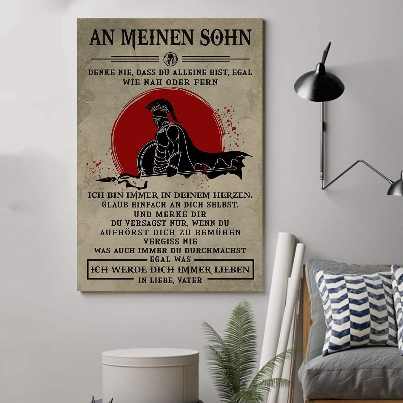 Spartan Poster – Dad to Son – and Remember Ger