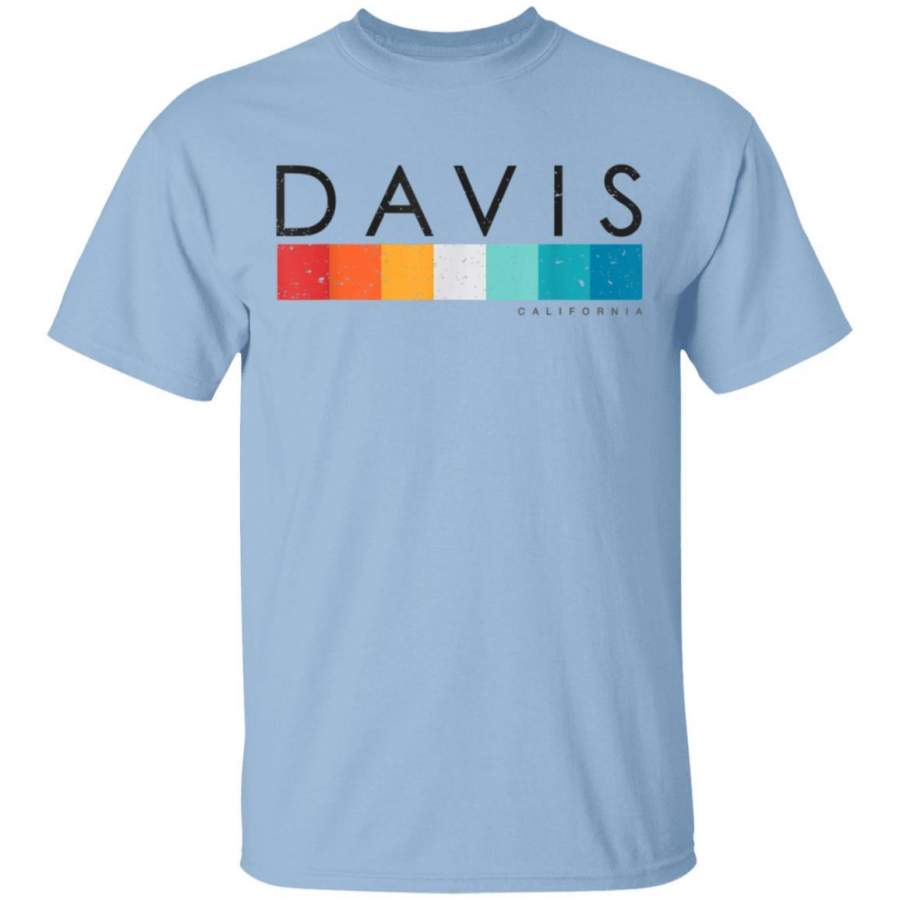 Vintage Davis California CA Retro Design T-Shirt