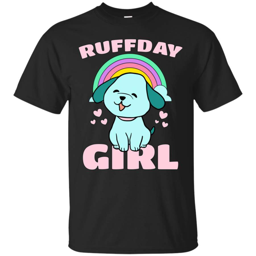 Mom – Ruffday Girl  Happy Birthday Girl Puppy Dog Hearts Rainbow birthday girl T Shirt & Hoodie