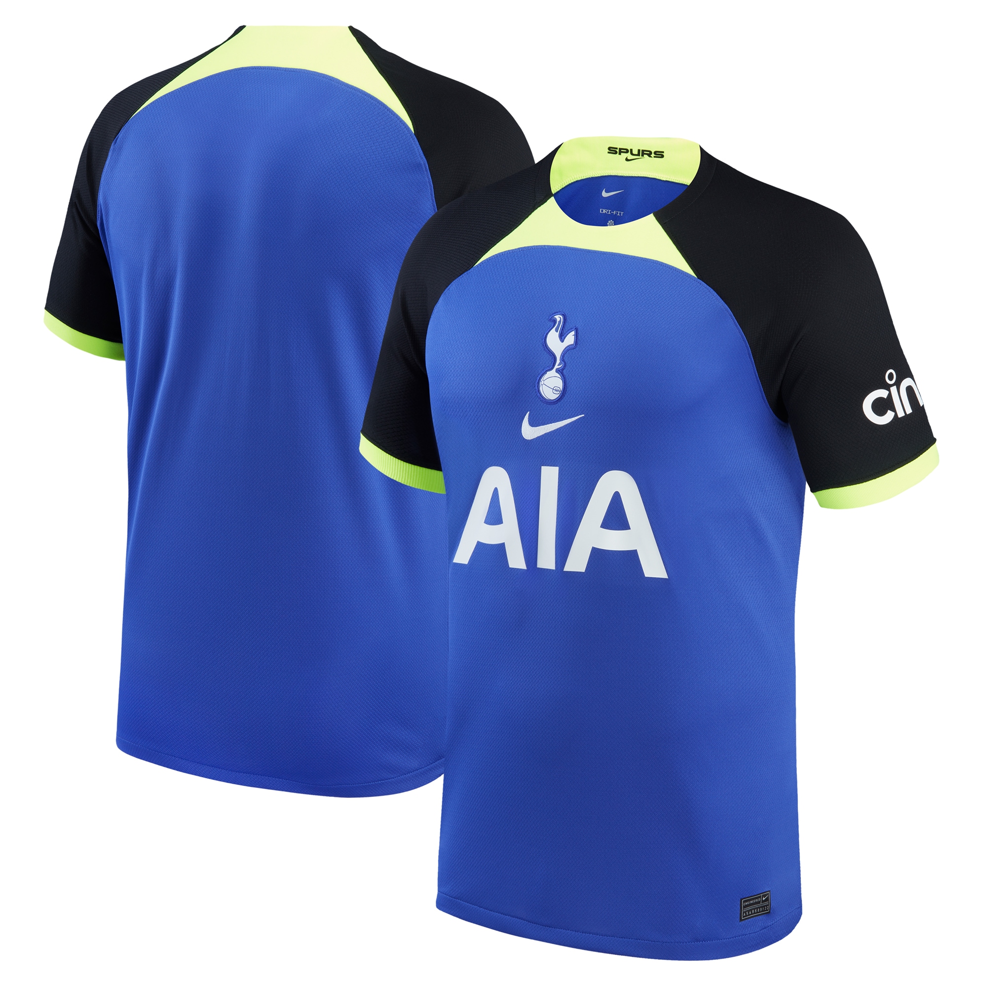 Tottenham Hotspur 2022/23 Away Breathe Stadium Replica Jersey – Blue