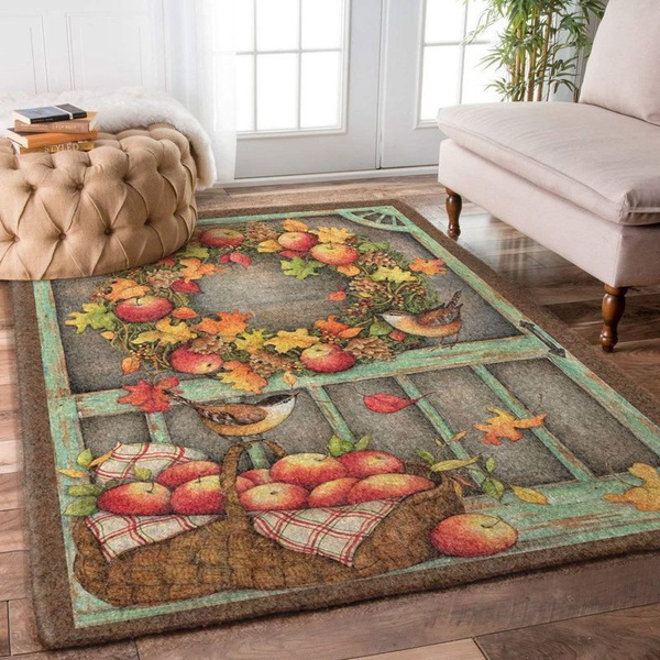 Yuletide Cheer Area Rug Living Room Rug Home Decor Floor Decor VH3