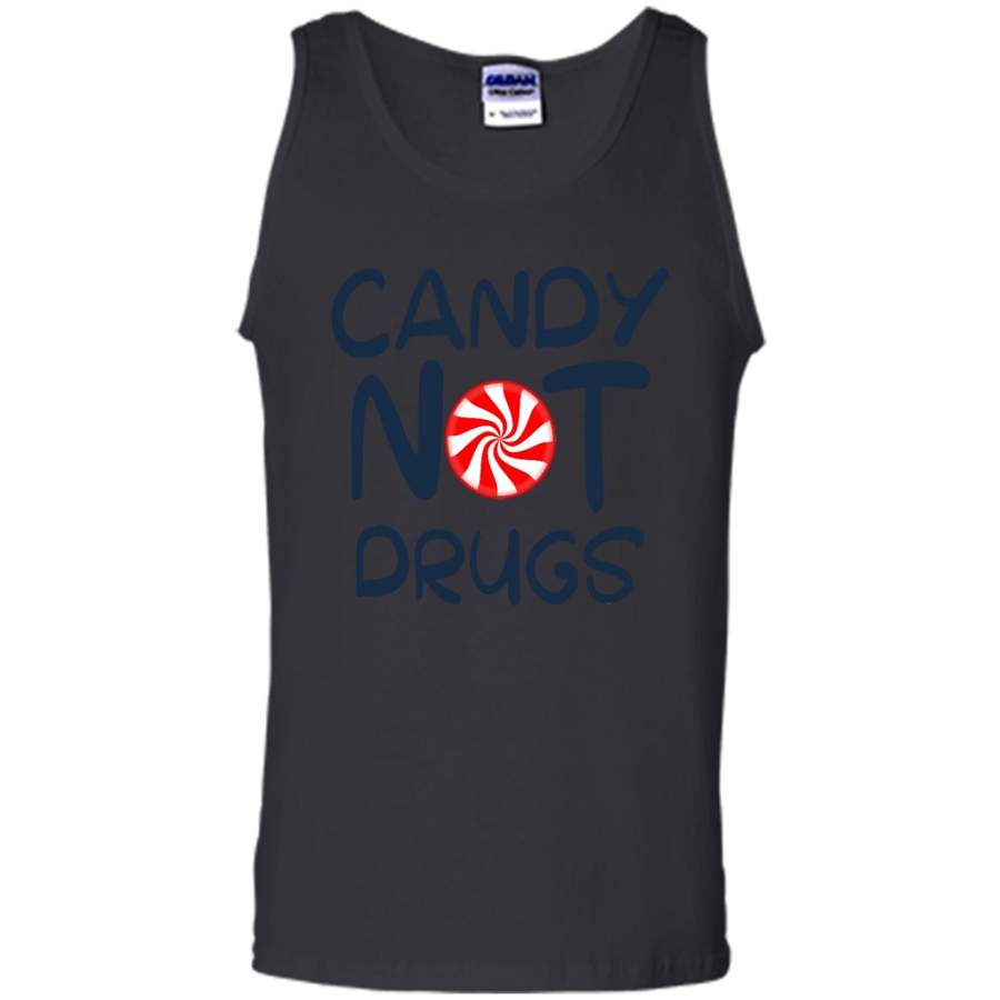 Candy Not Drugs – Canvas Unisex Tank