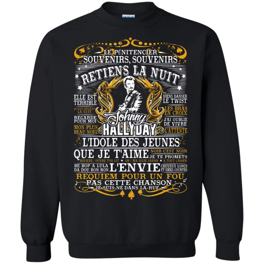 AGR Johnny Hallyday – La L_gende Ne Meurt Jamais Sweatshirt