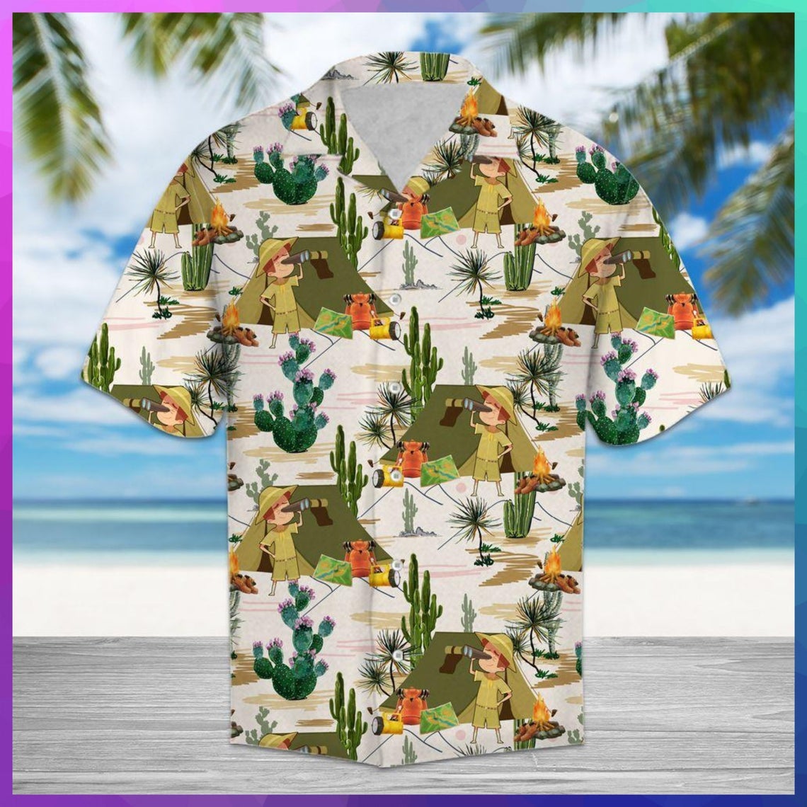 Cactus Scout Hawaii Shirt Made In Summer Beach Shirts Ha93945