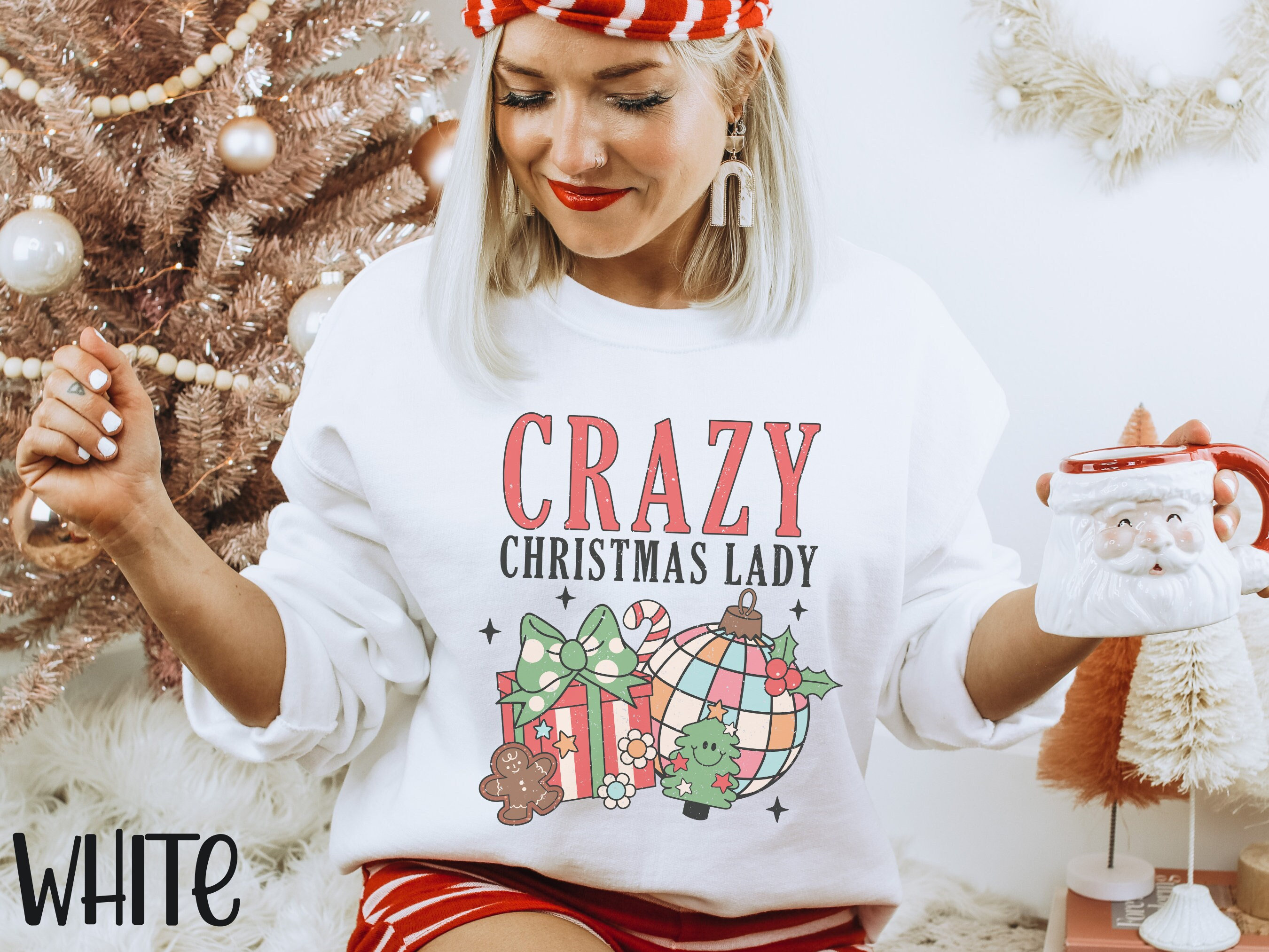Christmas Sweatshirt, Womens Christmas Sweatshirt, Funny Christmas Sweatshirts for Women, Christmas Gift Women, Merry Christmas Sweatshirt