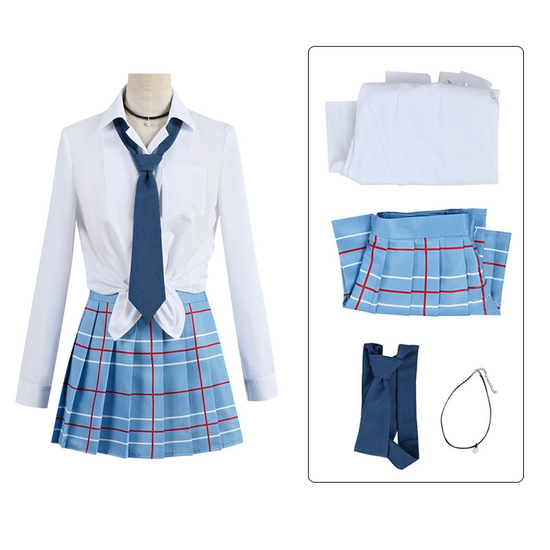 Anime My Dress Up Darling Marin Kitagawa Cosplay Costume JK School Uniform Skirt Outfits Wakana Gojo Halloween Carnival Suit alx