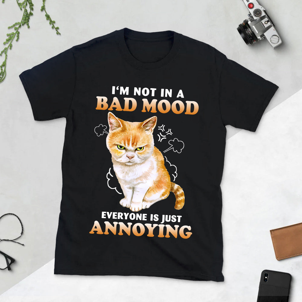 Cat I Am Not In A Bad Mood Bgrz0703014Y Dark Classic T Shirt