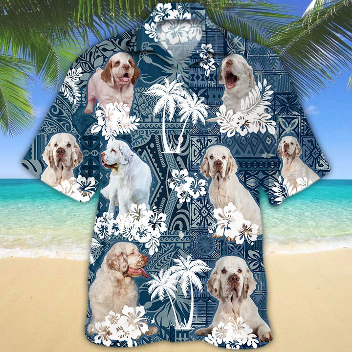 Clumber Spaniel Hawaii Shirt Ha103444