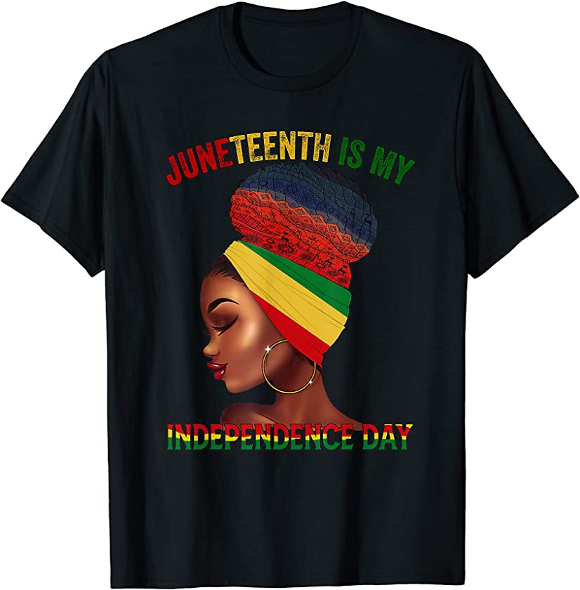 Women Juneteenth Melanin Celebrate 1865 Black History Month T-Shirt