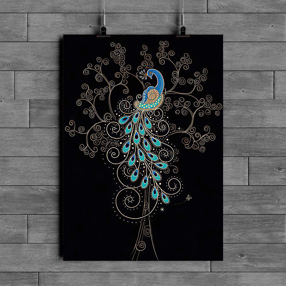 Peacock Poster Qh071210Pt - Poster Art Design