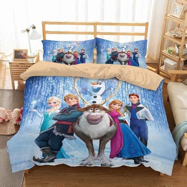 3D CUSTOMIZE FROZEN BEDDING SET DUVET COVER