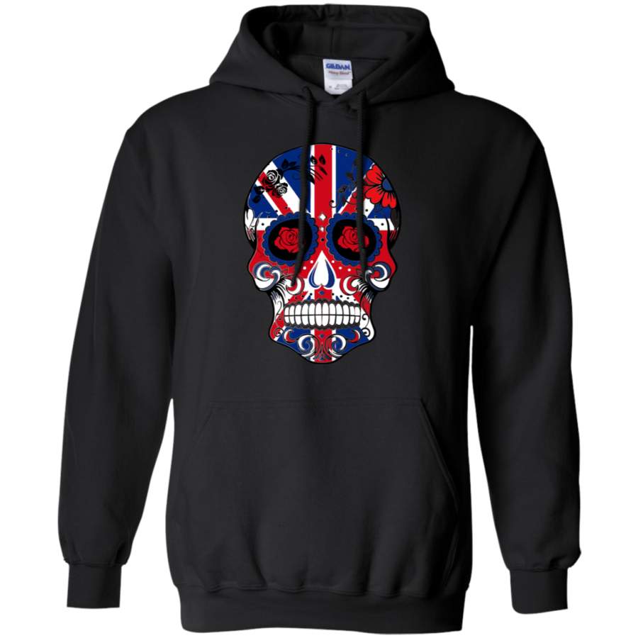 AGR Sugar Skull Union Jack Flag Hoodie