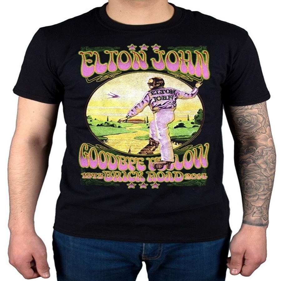 Elton John Goodbye Yellow Brick Road T-Shirt