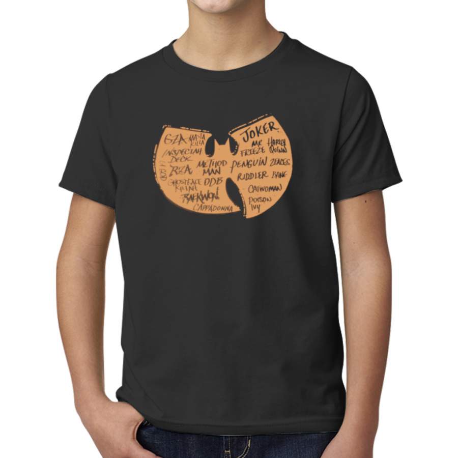 Wu-tang Batman Mashup T-shirt Young T-Shirts