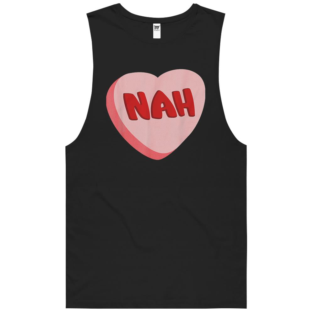 Anti Valentine’S Day Funny Valentine Heart Candy Nah Tank Top