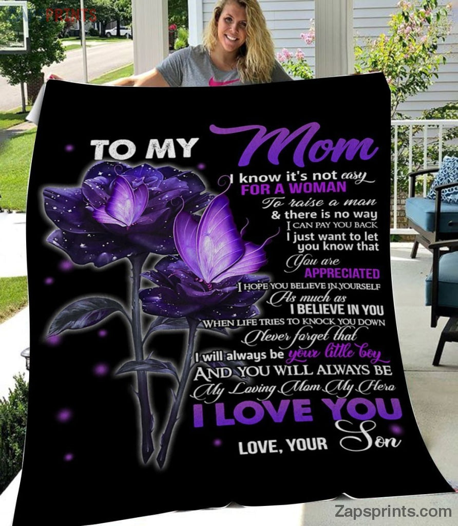 Gift For Mom – To My Mom – You Are My Beautiful Mommy – Blanket