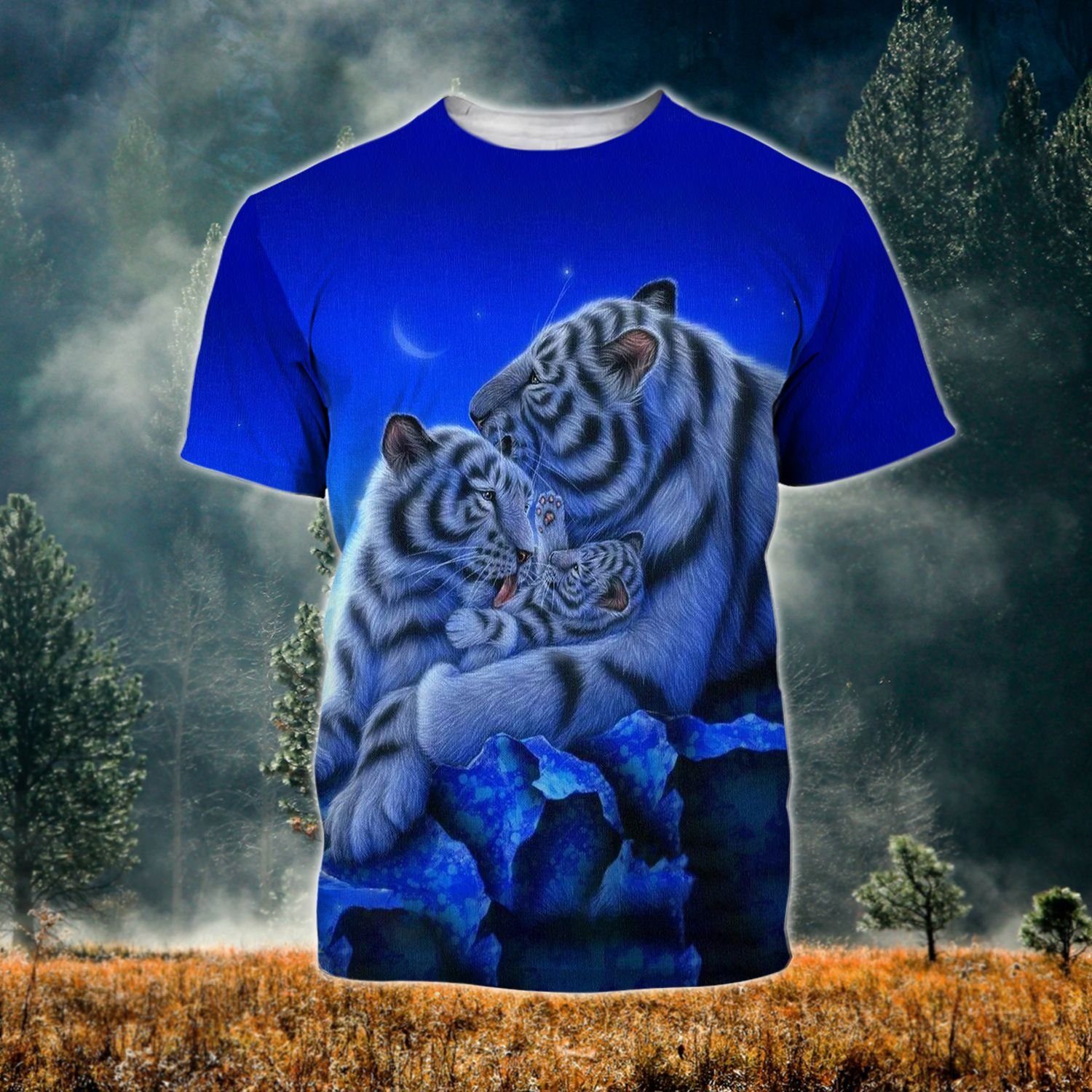 Tiger Ver03 Tthj100721Nby Unisex 3D T-Shirt All Over Print