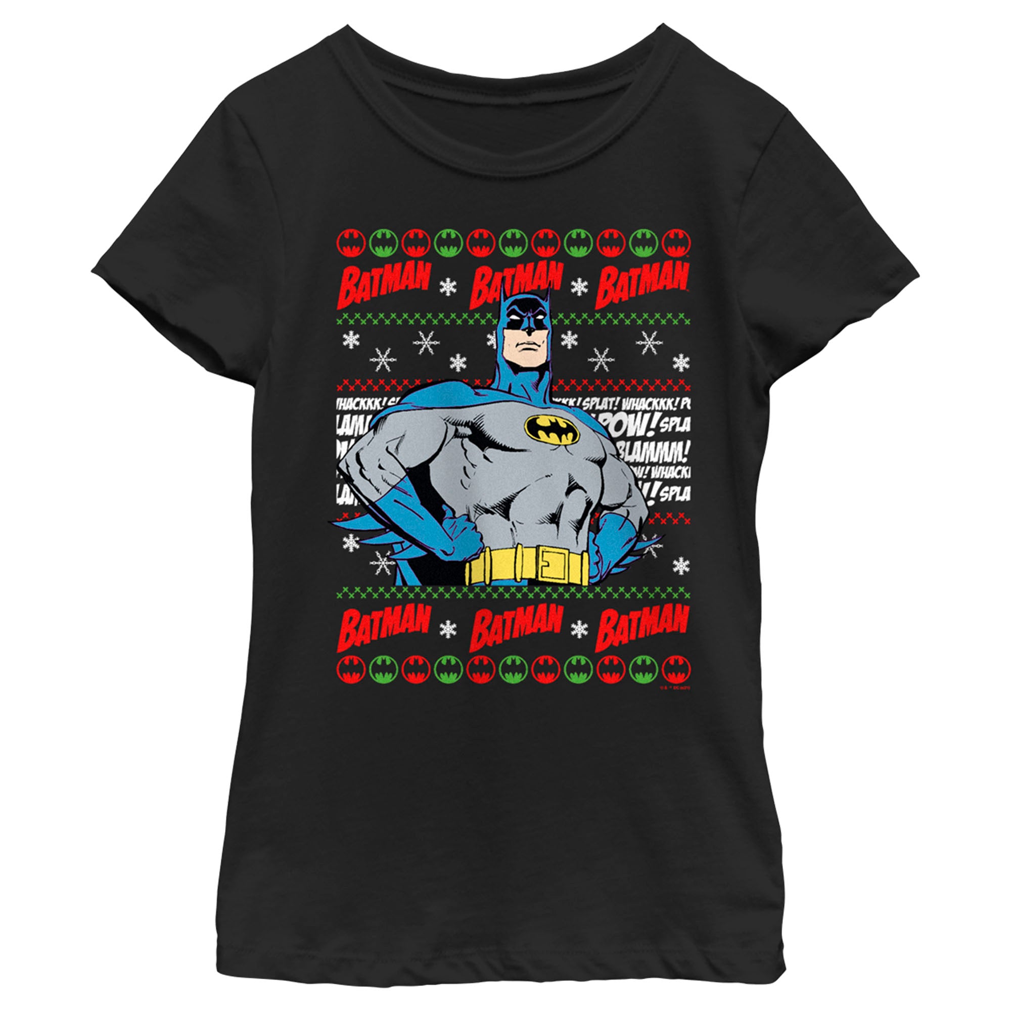 Girl’S Batman Christmas Sweater T-Shirt