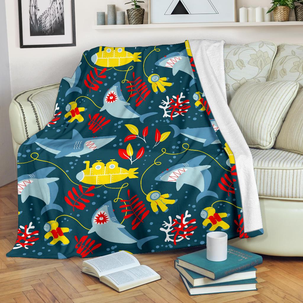 Shark Pattern Premium Blanket