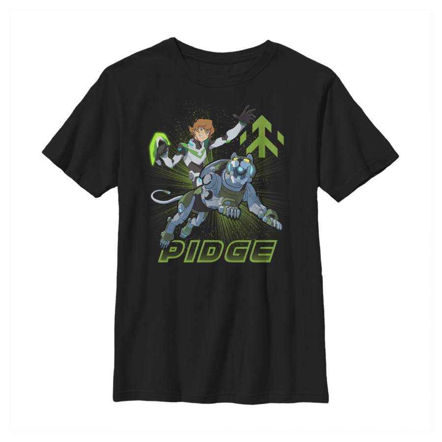 Voltron: Legendary Defender Boy’s Pidge Lion Action Pose  T Shirt