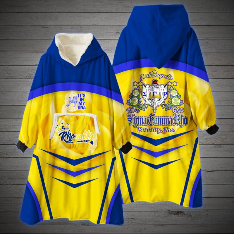 SIGMA GAMMA RHO FLEECE LAZY PAJAMAS HOODIE