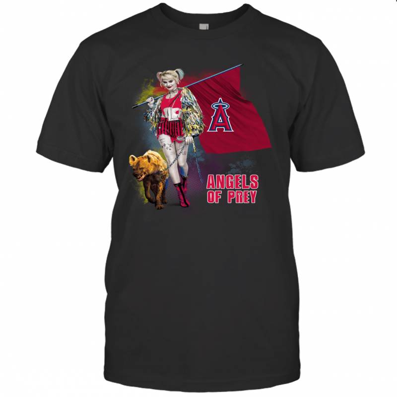 Harley Quinn flag Los Angeles Angels Of Prey T-Shirt