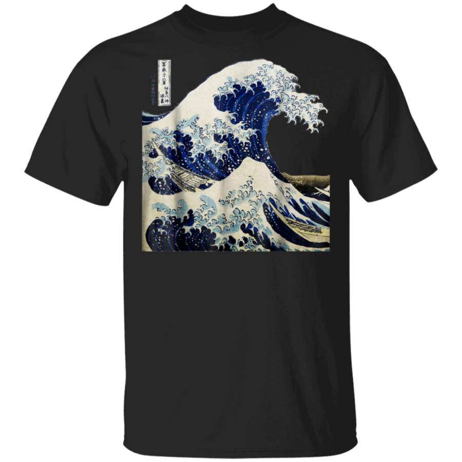 Kanagawa Japanese The great wave T shirt