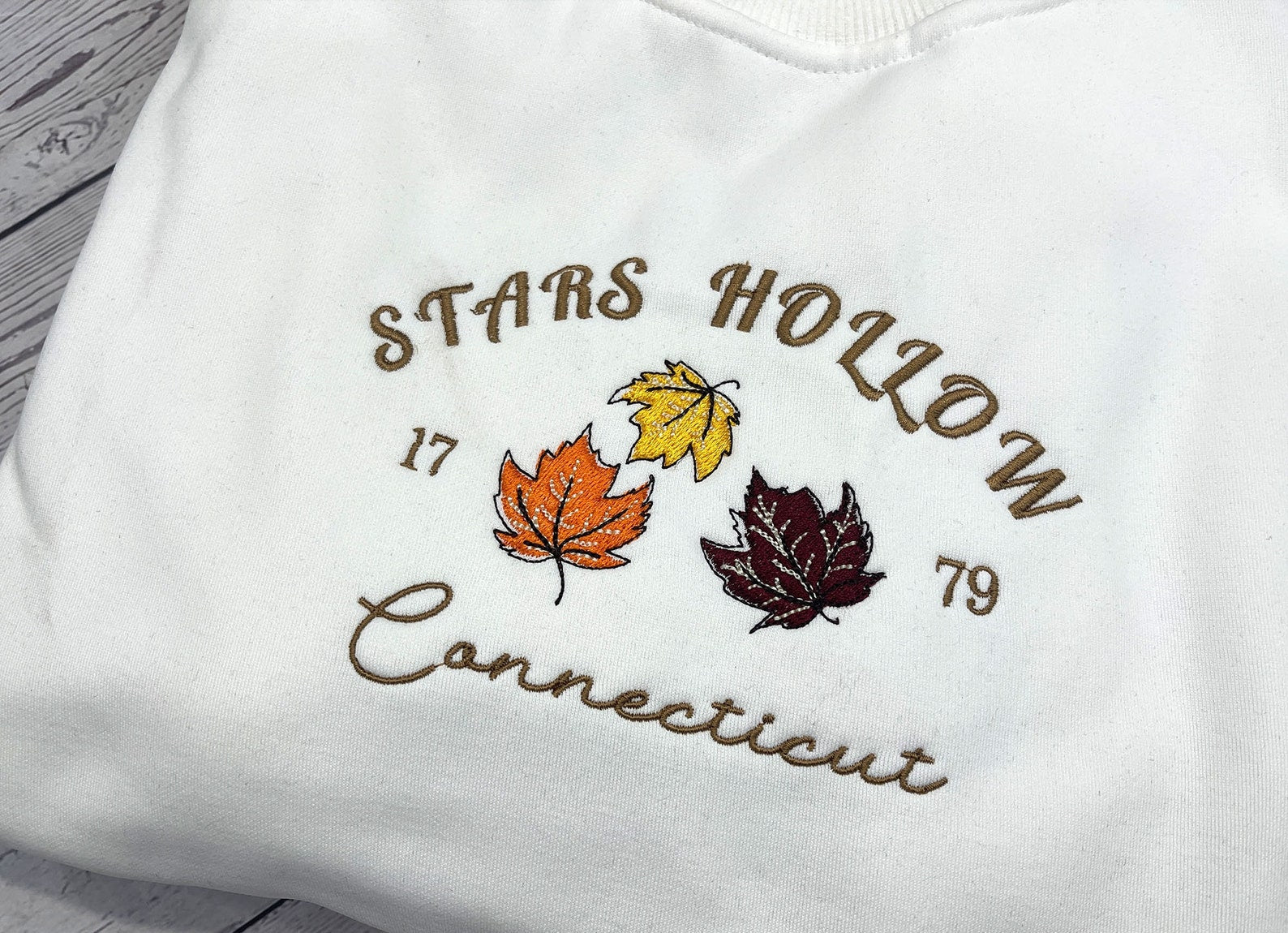 Stars Hallow Embroidered Sweatshirt 2D Crewneck Sweatshirt All Over Print Sweatshirt For Women Sweatshirt For Men Sws4897