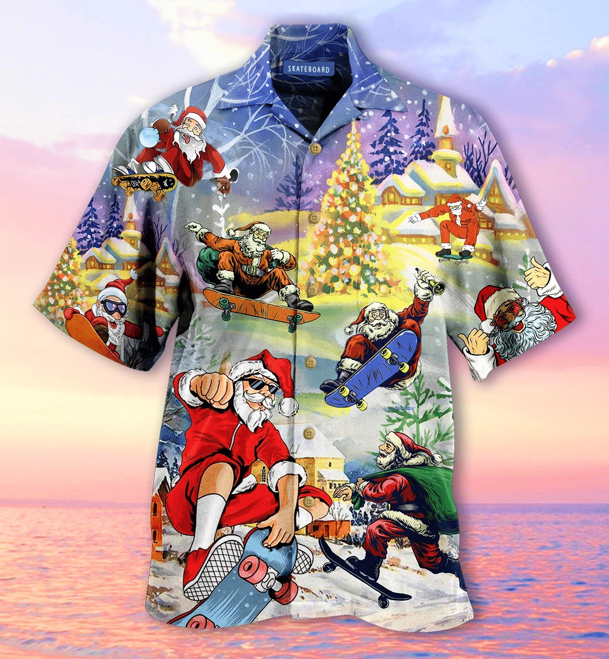 Shop From 1000 Unique Santa Claus Hawaii Shirt Ha52347