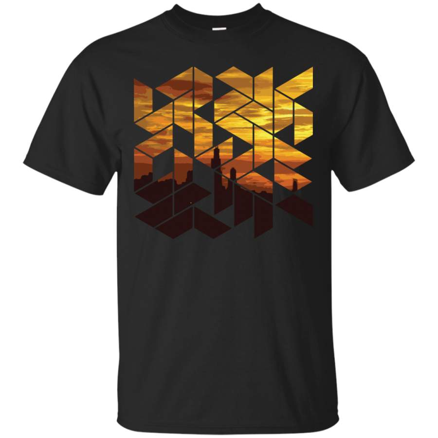 AGR sunset city geometrical Sweatshirt T-Shirt & Hoodie