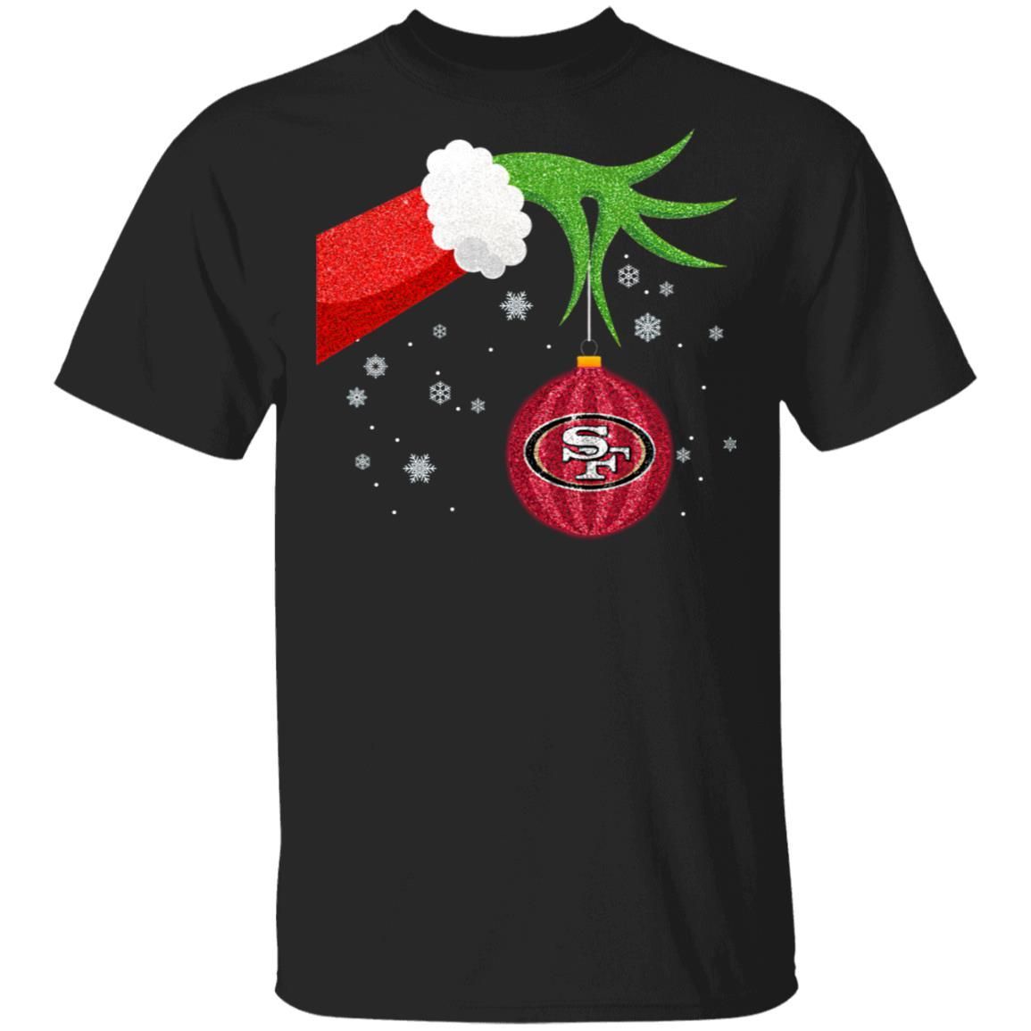 Christmas Ornament San Francisco 49Ers The Grinch Shirt