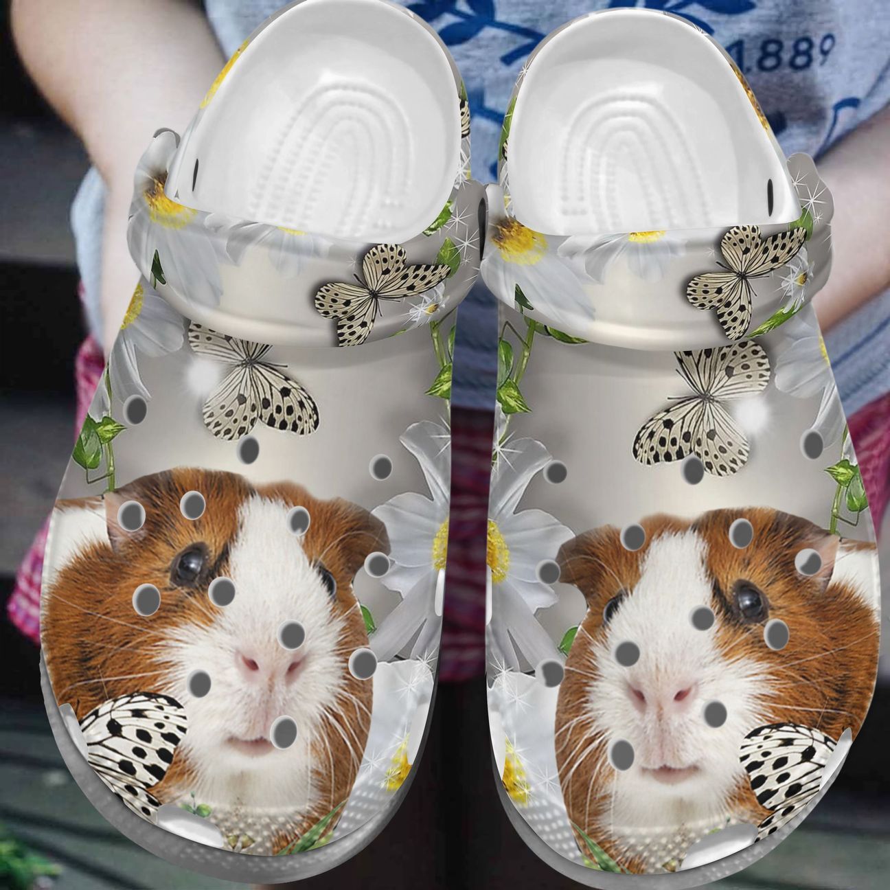 Guinea Pig Personalized Clog, Custom Name, Text, Color, Number Fashion Style For Women, Men, Kid, Print 3D