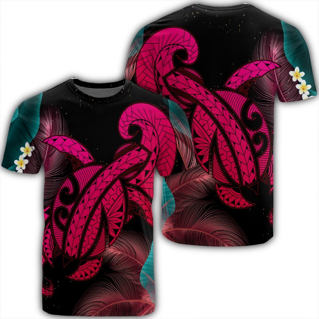 Hawaiian Turtle Polynesian Tropical Ghia Style Pink Ah Ha88323